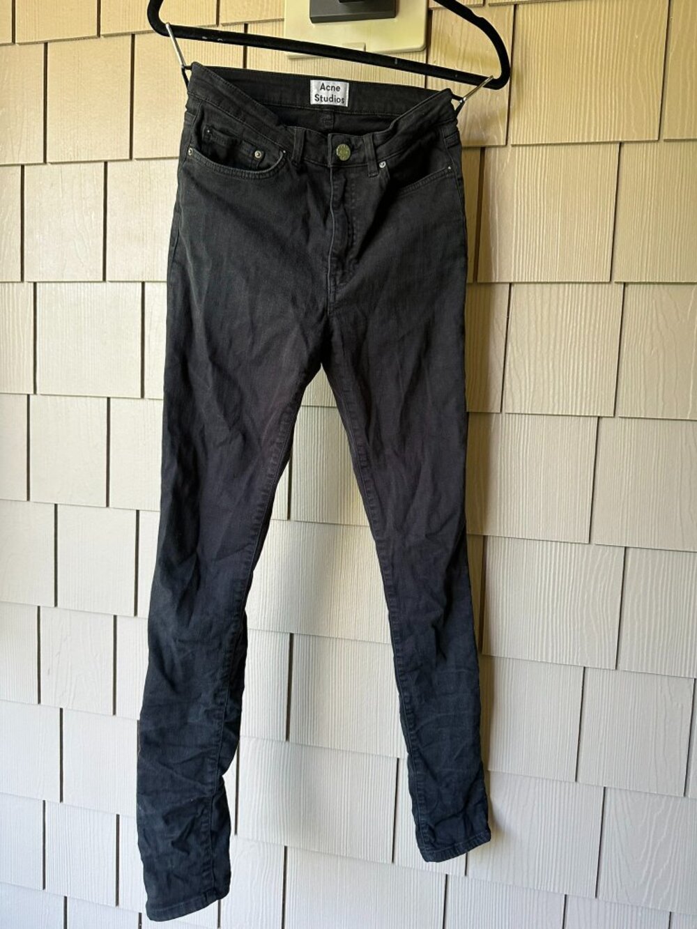Acne Studios Black Skinny Stretch Jeans | Approx. Women's 27